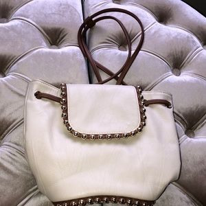 BIG BUDDAH FAUX LEATHER BEADED MINI BACKPACK